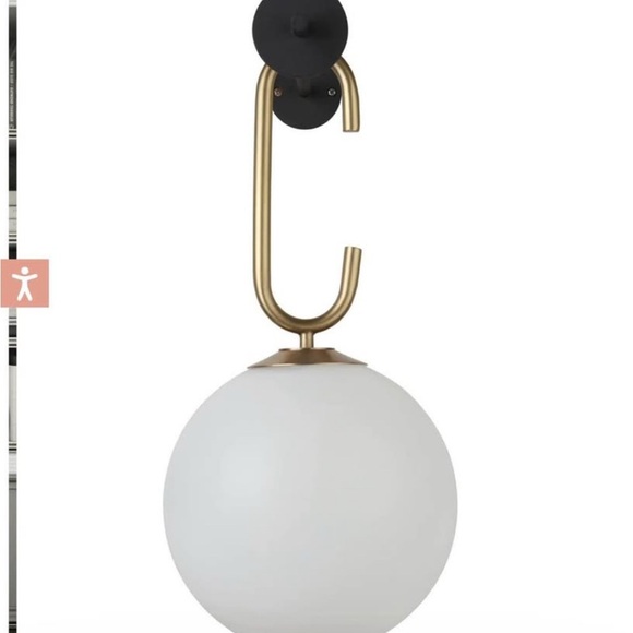 NEW Frosted globe wall sconce light NIB - Picture 4 of 6